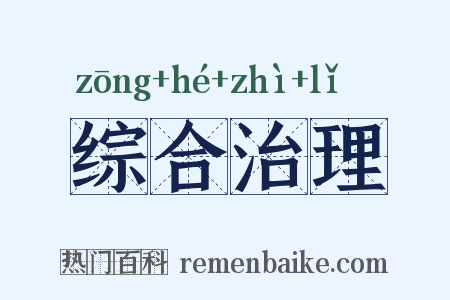 综合治理是什么意思的图片